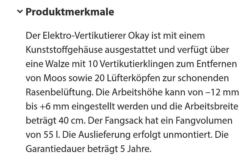 Attrezzi per la lavorazione del suolo: Vertikutierer Landi neuwertig – Usato da Oftringen venduto da Sony2010 4