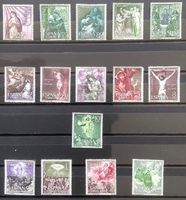 1962 Spanien Gesetze des Rosenkranzes Satz ** mit Flugpost