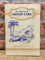 1936 - Antikes Sammelbilder Album MOTOR CARS aus England