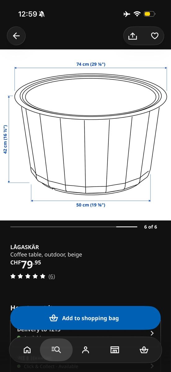Tische: Ikea Lagaskar outdoor table – Gebraucht aus Petit-Lancy von sam_85wk 2