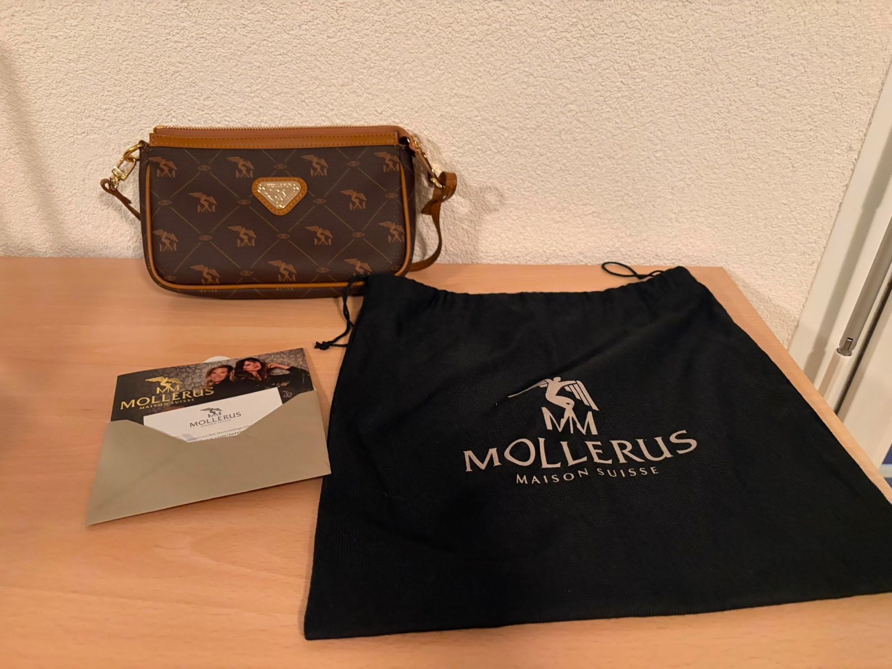 Maison Mollerus Borse da donna: Maison Mollerus Schultertasche camel/brown – Nuovo (secondo la descrizione) da Vaduz venduto da memoran98 4