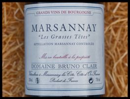 MARSANNAY - 2009 "Les Grasses-Têtes" Domaine Bruno CLAIR