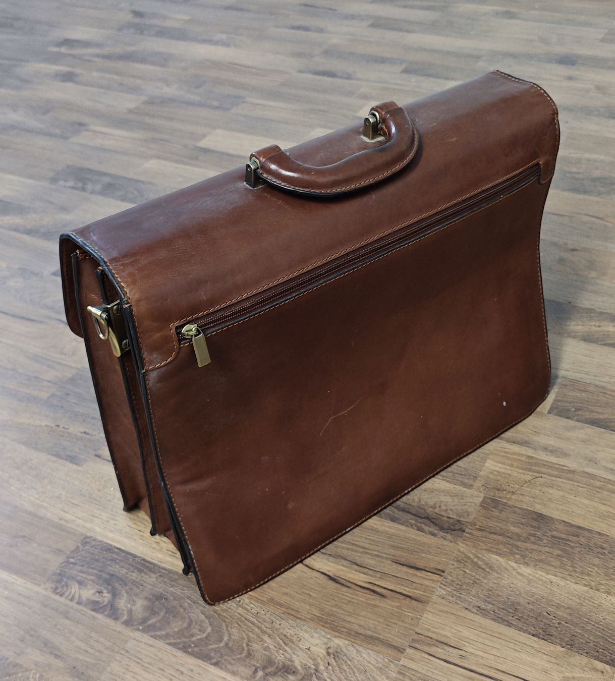 Koffer & Taschen: Leder Aktentasche – Gebraucht aus Flaach von Linux95 1