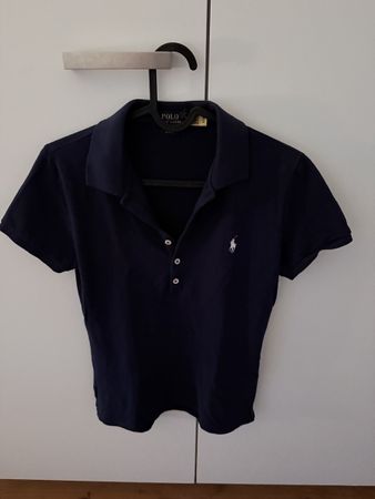 Polo Ralph Lauren Polo Shirt Dunkelblau Groesse S guter Zust