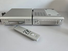 Denon Kompaktanlage DCD-F101 & DRA-F101 - Silber 2000er
