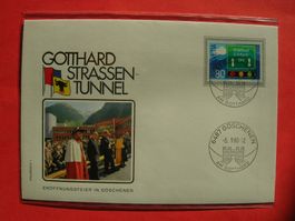 Gotthard Strassentunnel  Eröffnungsfeier in Göschenen 1980!