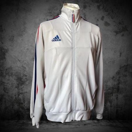 Jacket Adidas France Football Euro 2004 White Men L