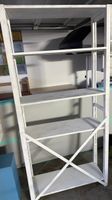 Holzregal weiss gestrichen 5 Tablare gebrauchter Zustand