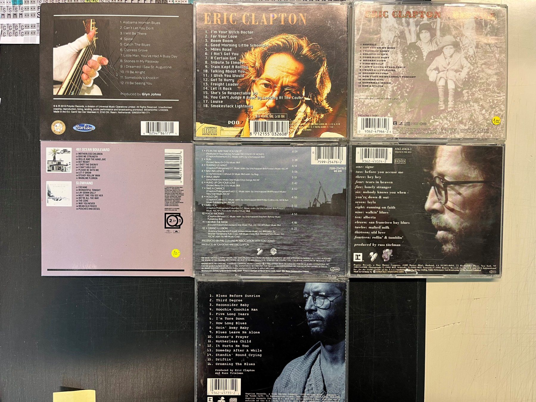 CD: Eric Clapton CD Sammlung 8 Alben – Usato da Basel venduto da andipfandi 1