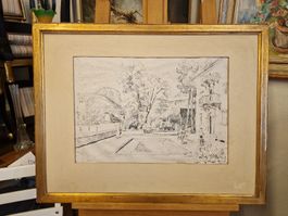 Originales Lithographie, Signiert, nummeriert