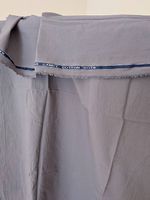 Stoff mittelgrau 1.40 x 1 m 100% Baumwolle GOTS