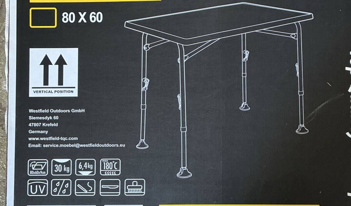 Tavoli: Campingtisch 80x60 cm  – Usato da Andelfingen venduto da Naanaa 2