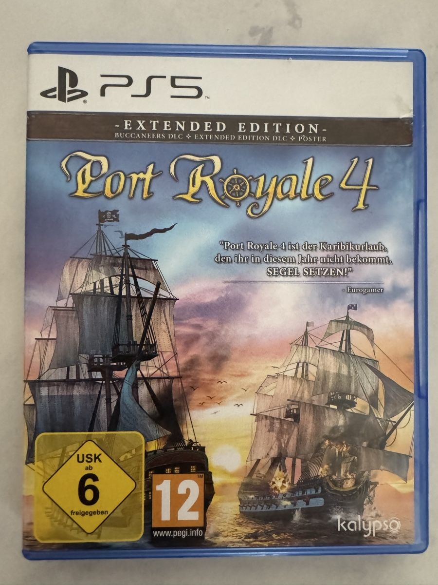Spiele: Port Royale 4 Extended Edition PS5 – Gebraucht aus Winterthur von Motmech