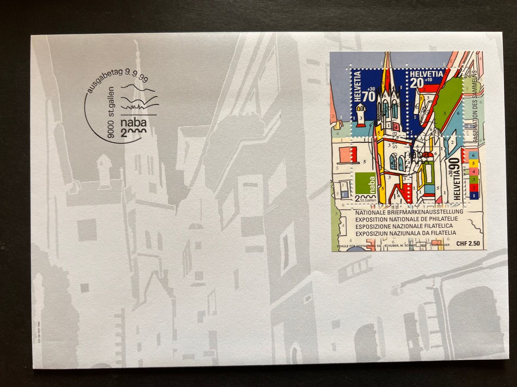Tutti i francobolli: Midibrief FDC 1999  (R504) – Usato da Hinwil venduto da Sidi4