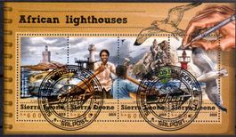 SIERRA LEONE BLOCK AFRICAN LIGHTHOUSES - AA48