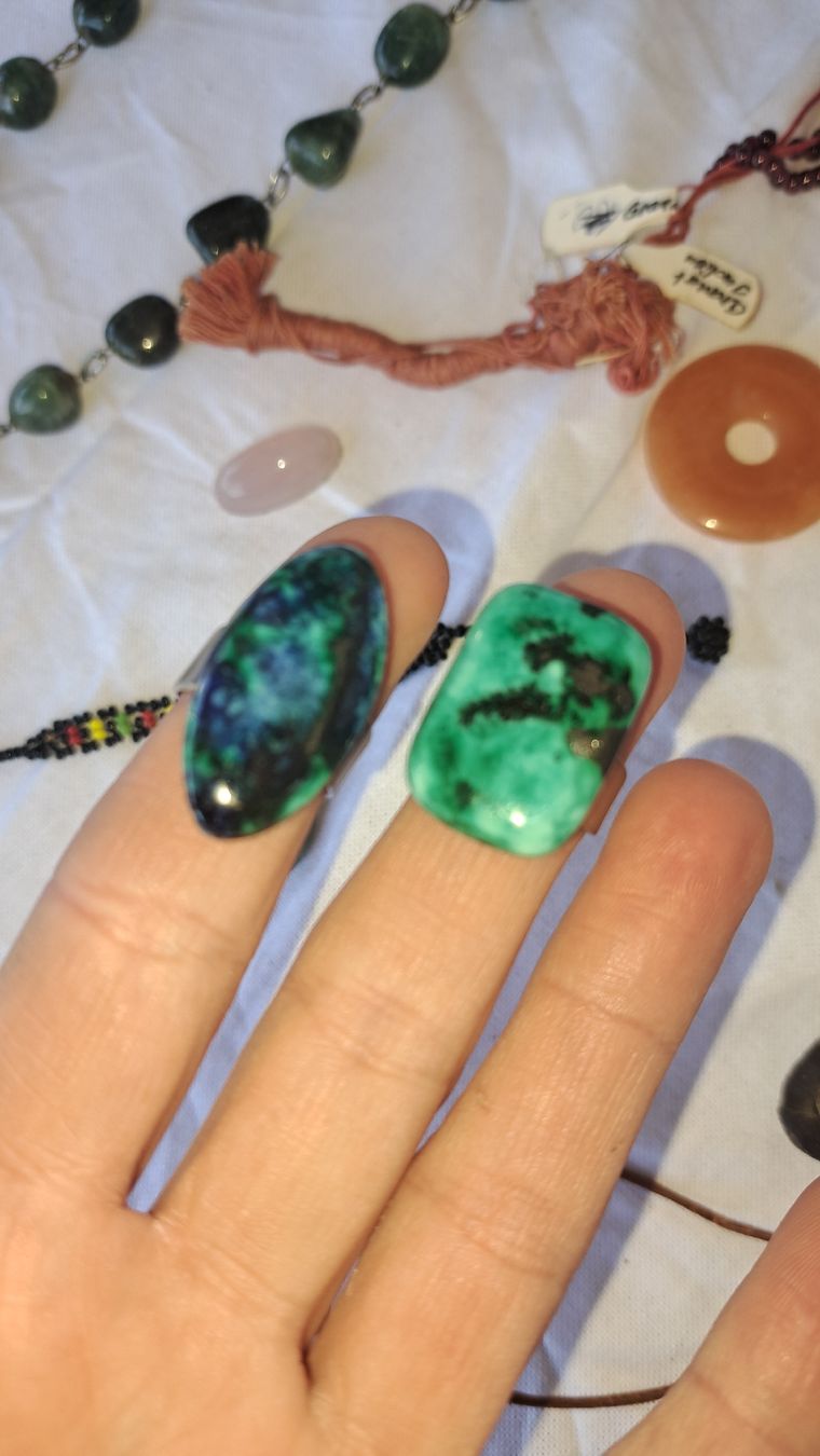 Altri gioielli: Stein Sammlung Schmuck Lot Ringe Ketten usw  – Usato da Kölliken venduto da Upcycling-by-Mc-TAM 1
