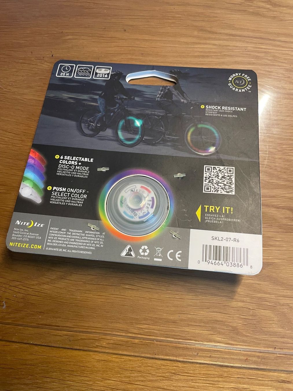 Pezzi di ricambio: Velolicht - SpokeLit LED Wheel Light von Nite Ize – Nuovo e nell'imballaggio originale da Urtenen-Schönbühl venduto da katze008 1