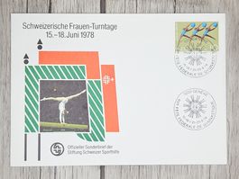 CL11 Enveloppe + Timbre Suisse 1978