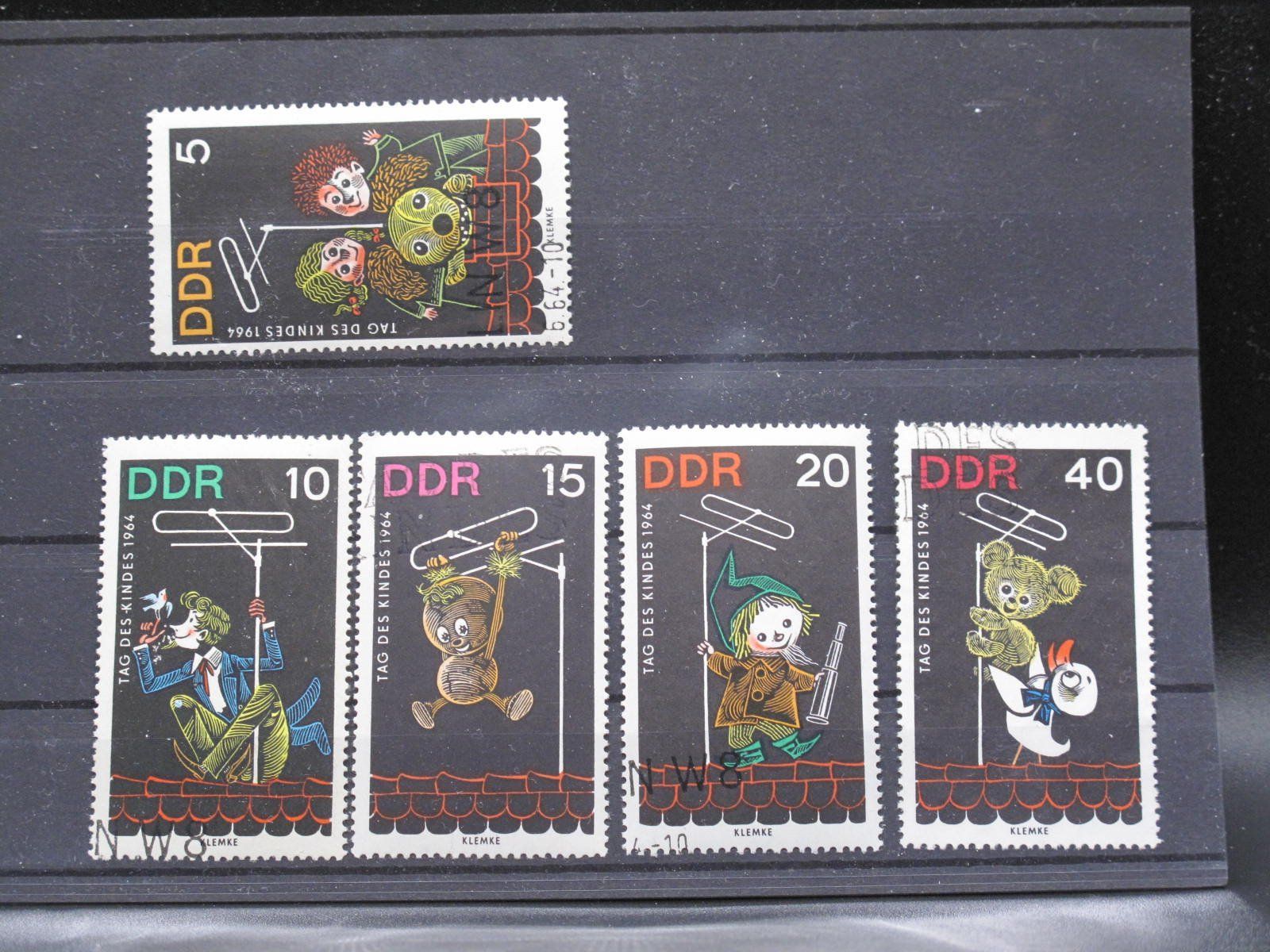 Tutti i francobolli: DDR 1964 Kindersendungen gest – Usato da Wil SG venduto da fva01