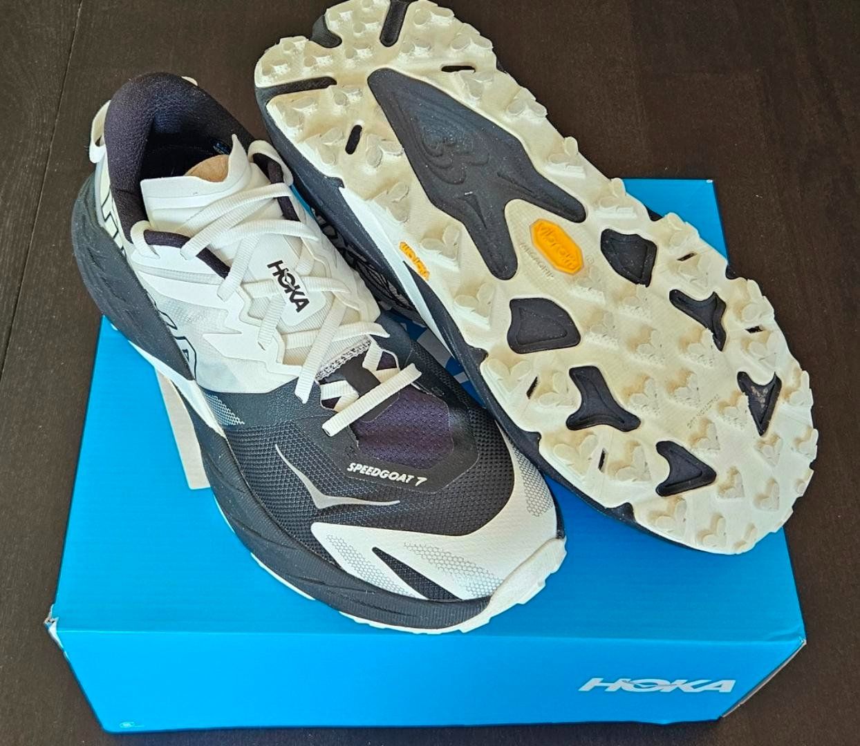 Chaussures hommes: HOKA Trekkingschuhe Speedgoat 7 Wide Gr 44 – D'occasion à Buus par papillon098 3
