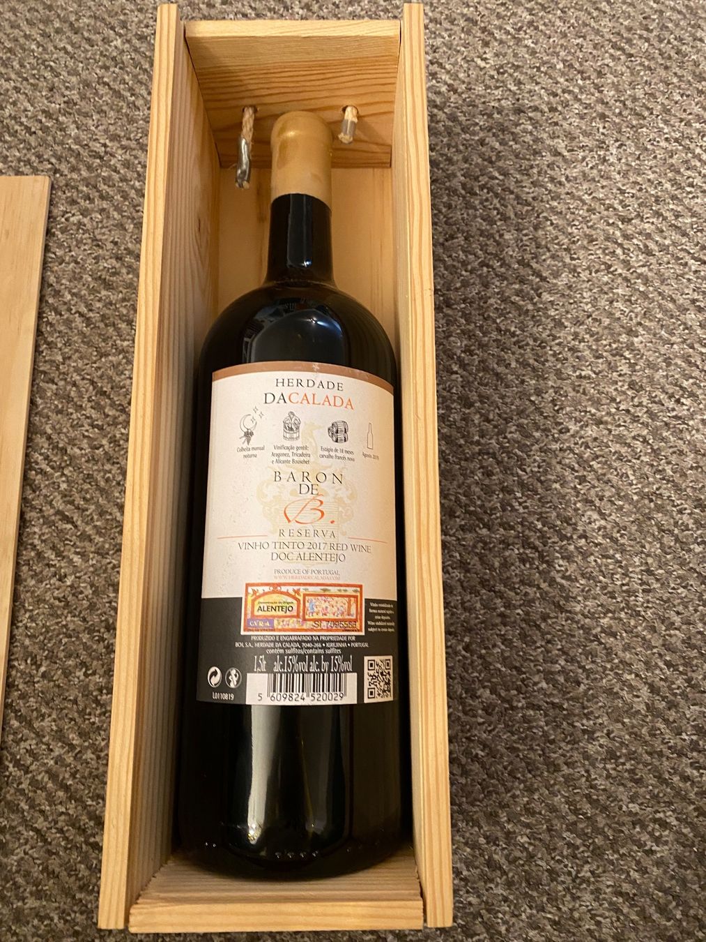 Vino: Herdade Dacalada Baron de B. 1.5l – Nuovo (secondo la descrizione) da Rufi venduto da rufianer 1