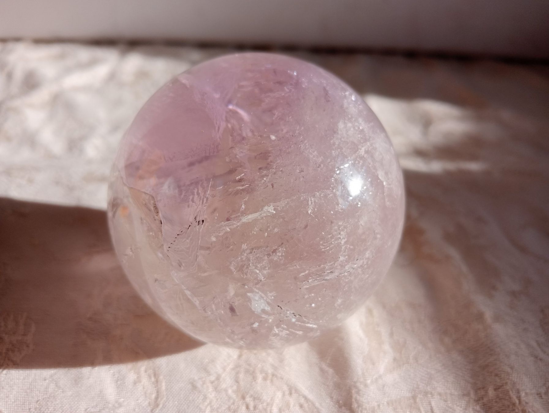 Minerali & Pietre curative: Amethystkugel Durchmesser ca. 8 cm Christallkugel – Usato da Oberdorf BL venduto da Barocki888 4