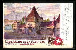 Luzern, Eidgenössisches Schützenfest 1