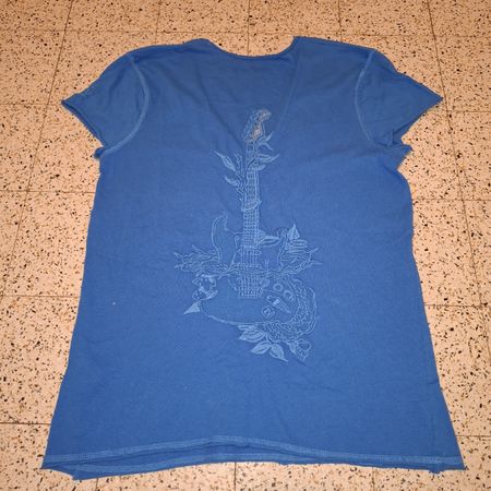 T-shirt Zadig & Voltaire Bleu Guitare - Taille S