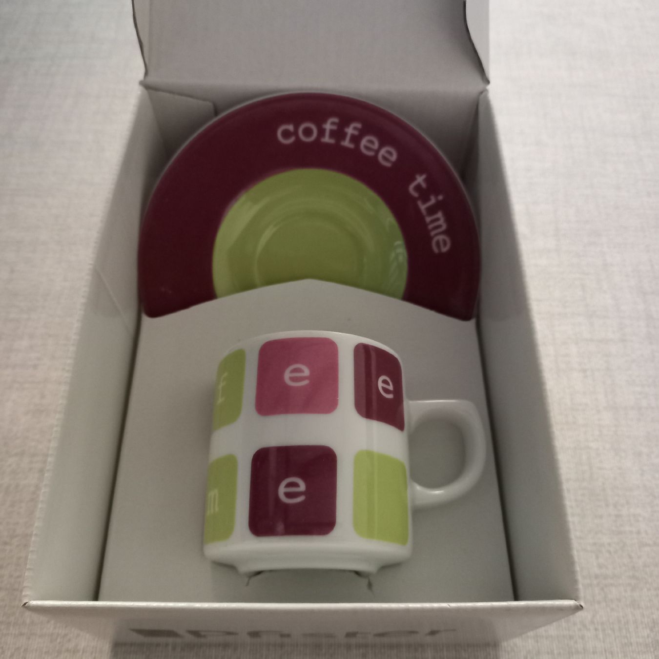 Pfister Tazze: Pfister Espresso Tasse – Nuovo e nell'imballaggio originale da Flüh venduto da Snickerin