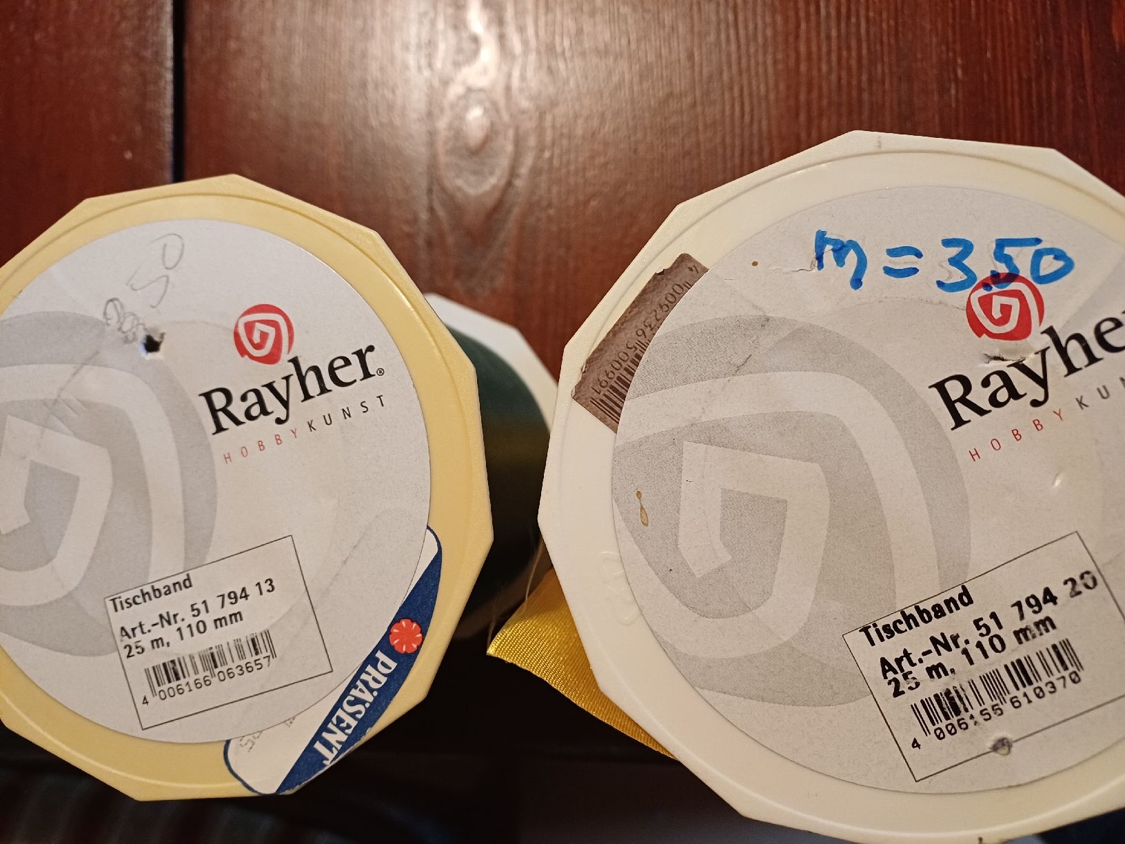 Nastri decorativi: 2 x Tischband auf Rolle – Nuovo (secondo la descrizione) da Gächliwil venduto da lesidees 5