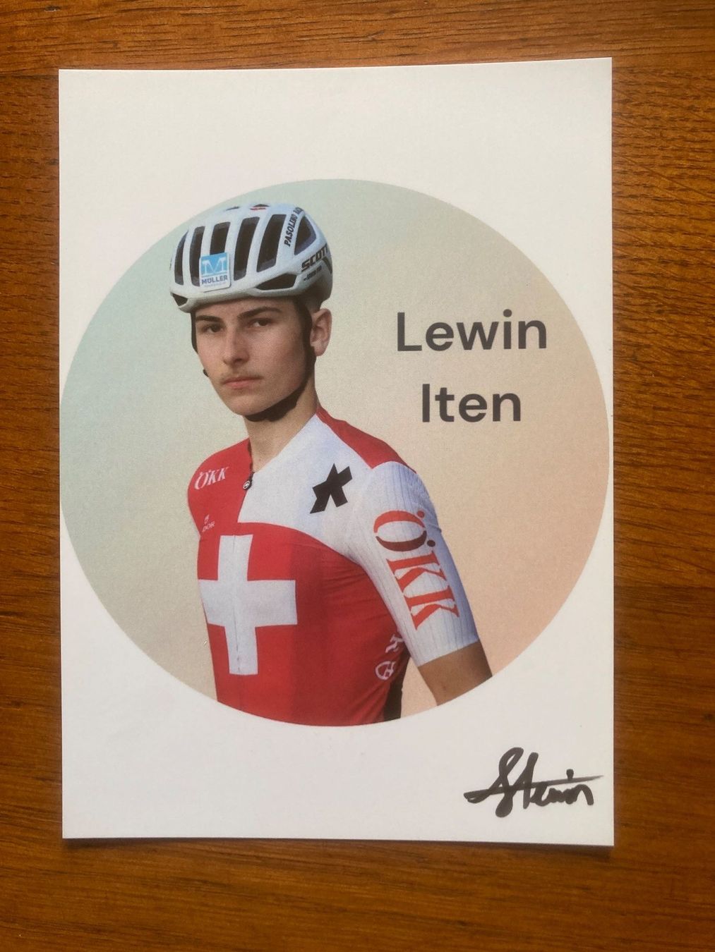 Autographes: Lewin  Iten  /  orig. AK – Neuf (Voir description) à Lovens par Traktor69