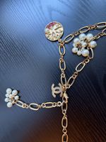 “Iconic Vintage CHANEL Chain Belt with Tree of Life Medallio