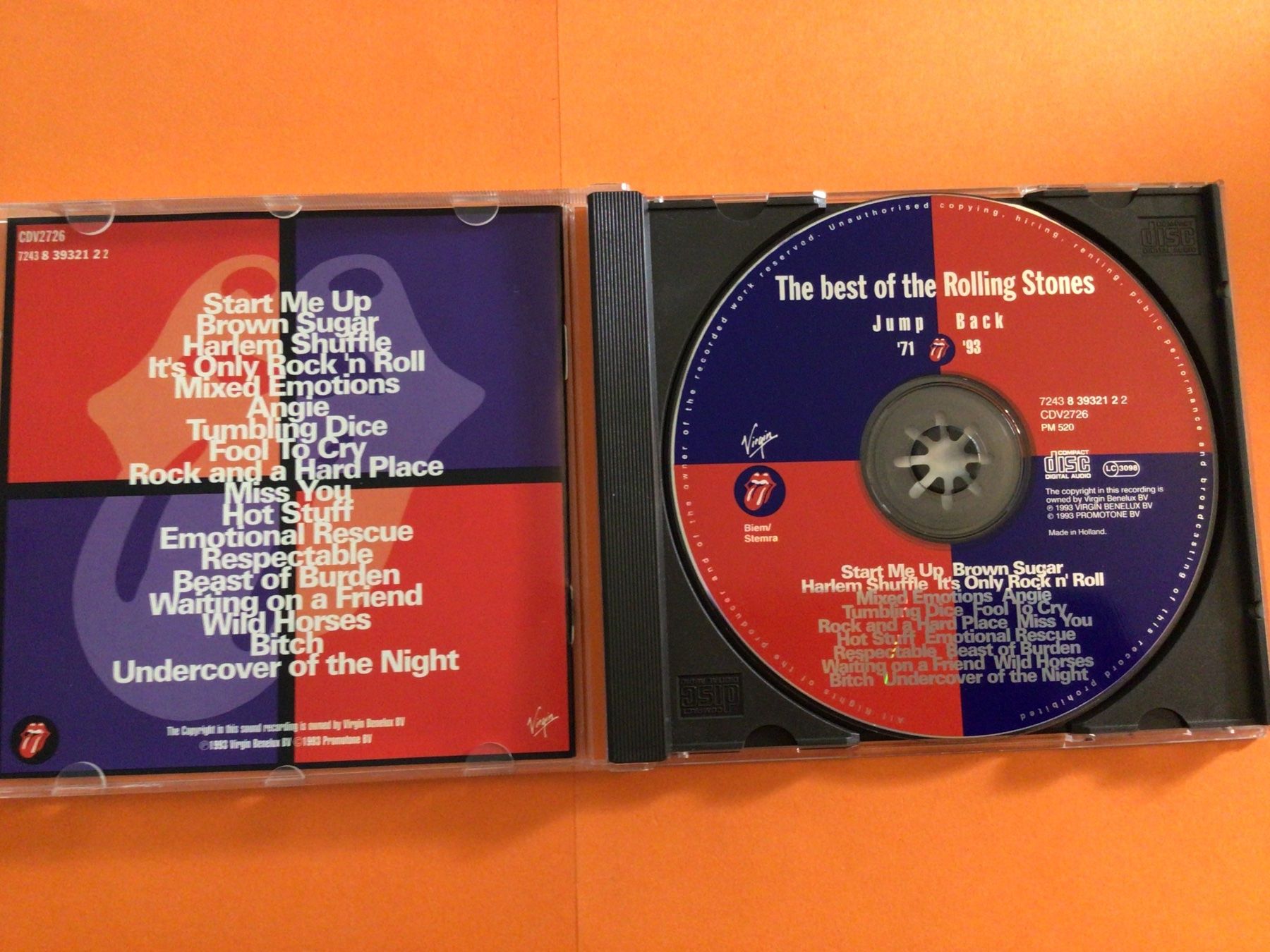 CDs: Rolling Stones - Jump Back (CD, Rar) 1993 – Gebraucht aus Steinach von Quarkie 1