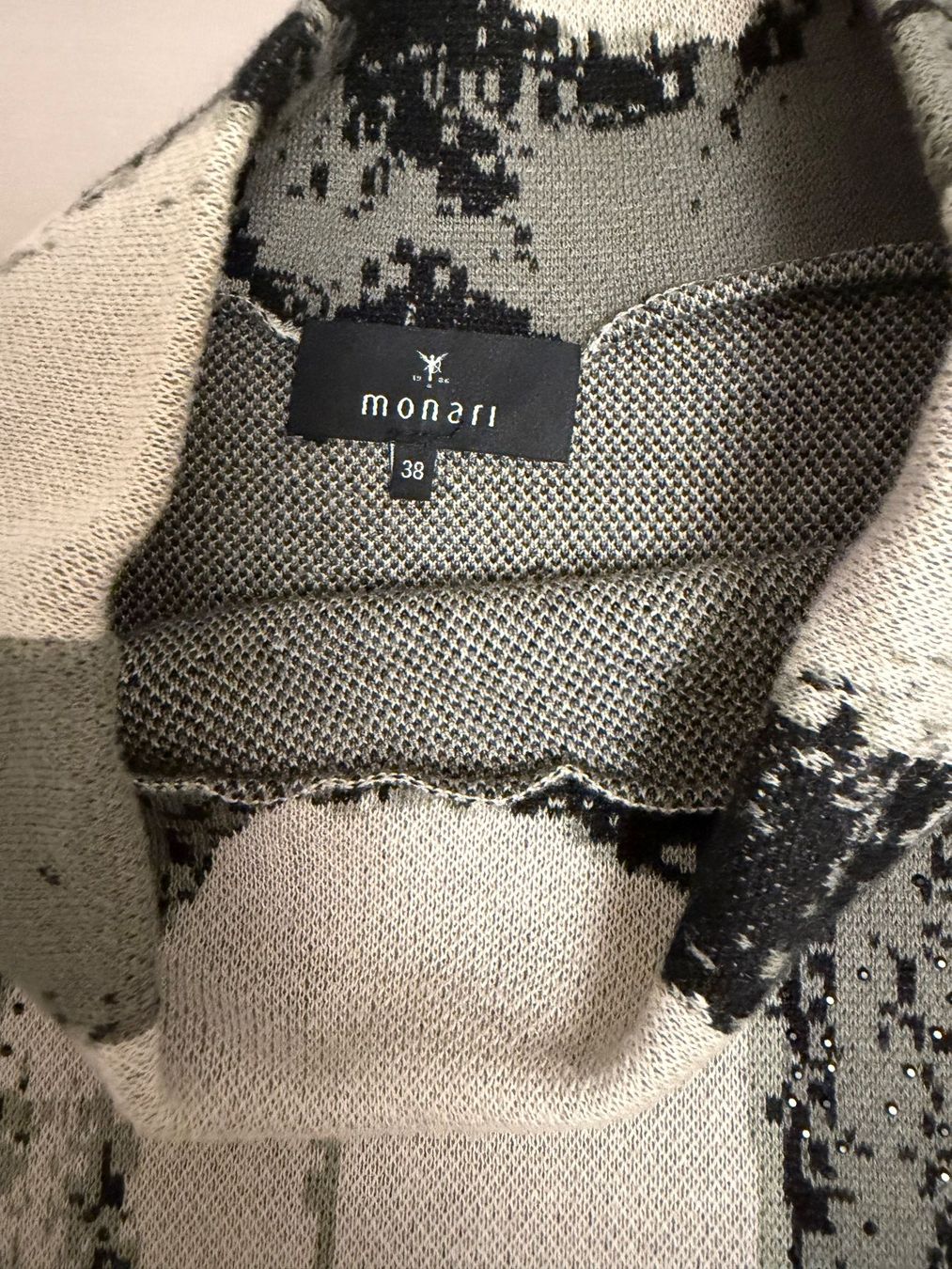 Monari Maglioni & Felpe: Monari Pullover Grösse 38/Monari Musterung – Nuovo (secondo la descrizione) da rheineck venduto da norwegianwood52 3