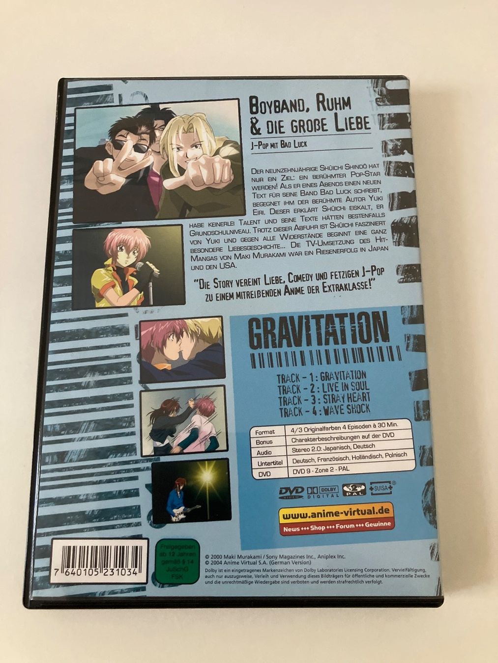 Tutti i DVDs: Gravitation - Vol. 1 (DVD) – Usato da Arbon venduto da JoJoAs 1