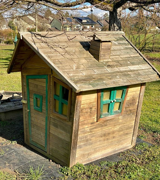 Erstaunlich Spielhaus Garten Gebraucht Ebenbild