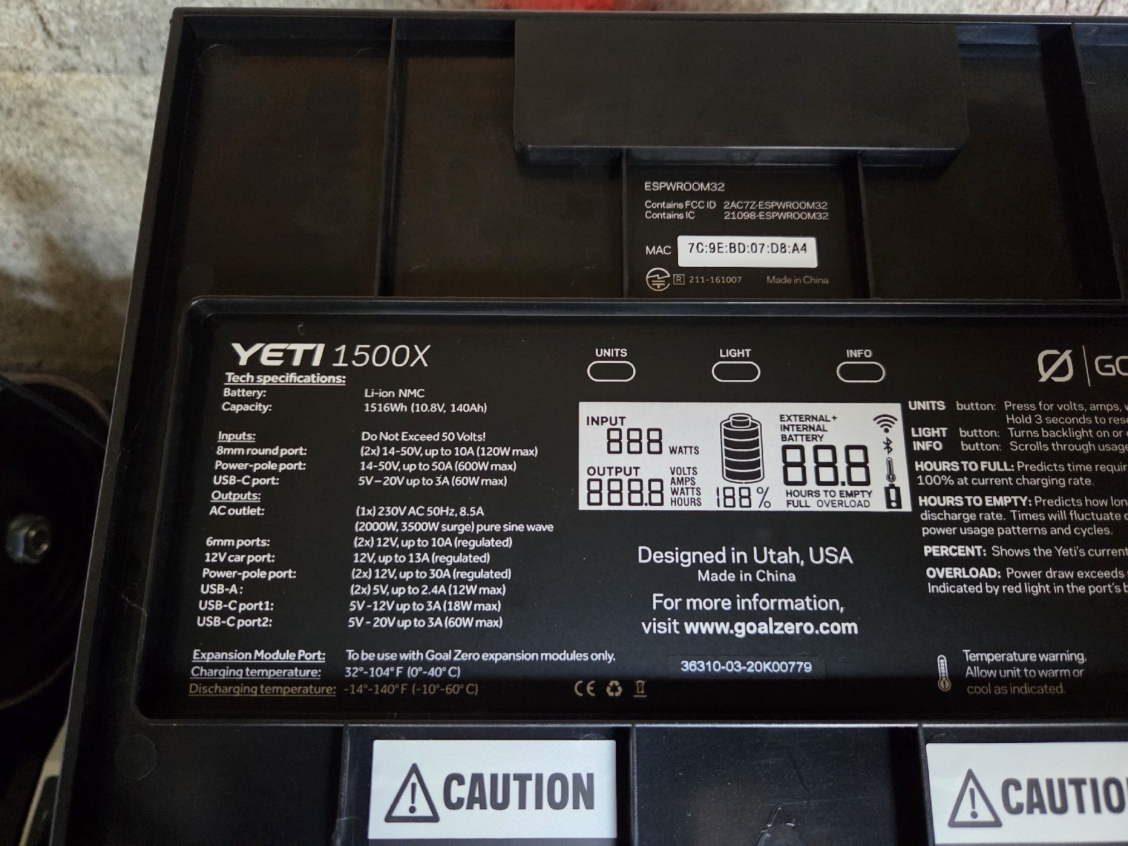 Goal Zero Batterie: Power Station Goal Zero Yeti 1500 + Nomade 200 – Nuovo e nell'imballaggio originale da Ste-Croix venduto da RTpower 1