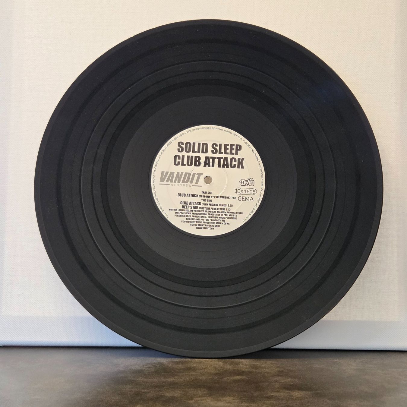Schallplatten: Solid Sleep - Club Attack 12" | Vandit Records PvD Trance – Gebraucht aus Wädenswil von dan_sf95 2