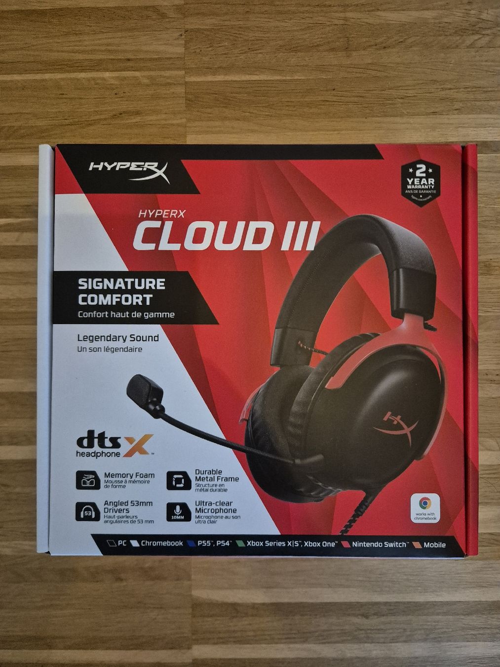 Hyperx Kopfhörer: HyperX Cloud III Gaming Headset neu in OVP – Neu und originalverpackt aus Aarau von nevs1212