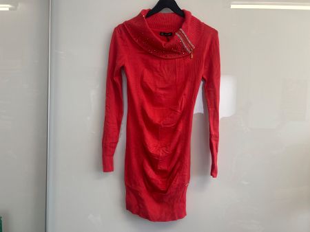 Pullover Lang Figurbetont mit Strass 1 Size Neu