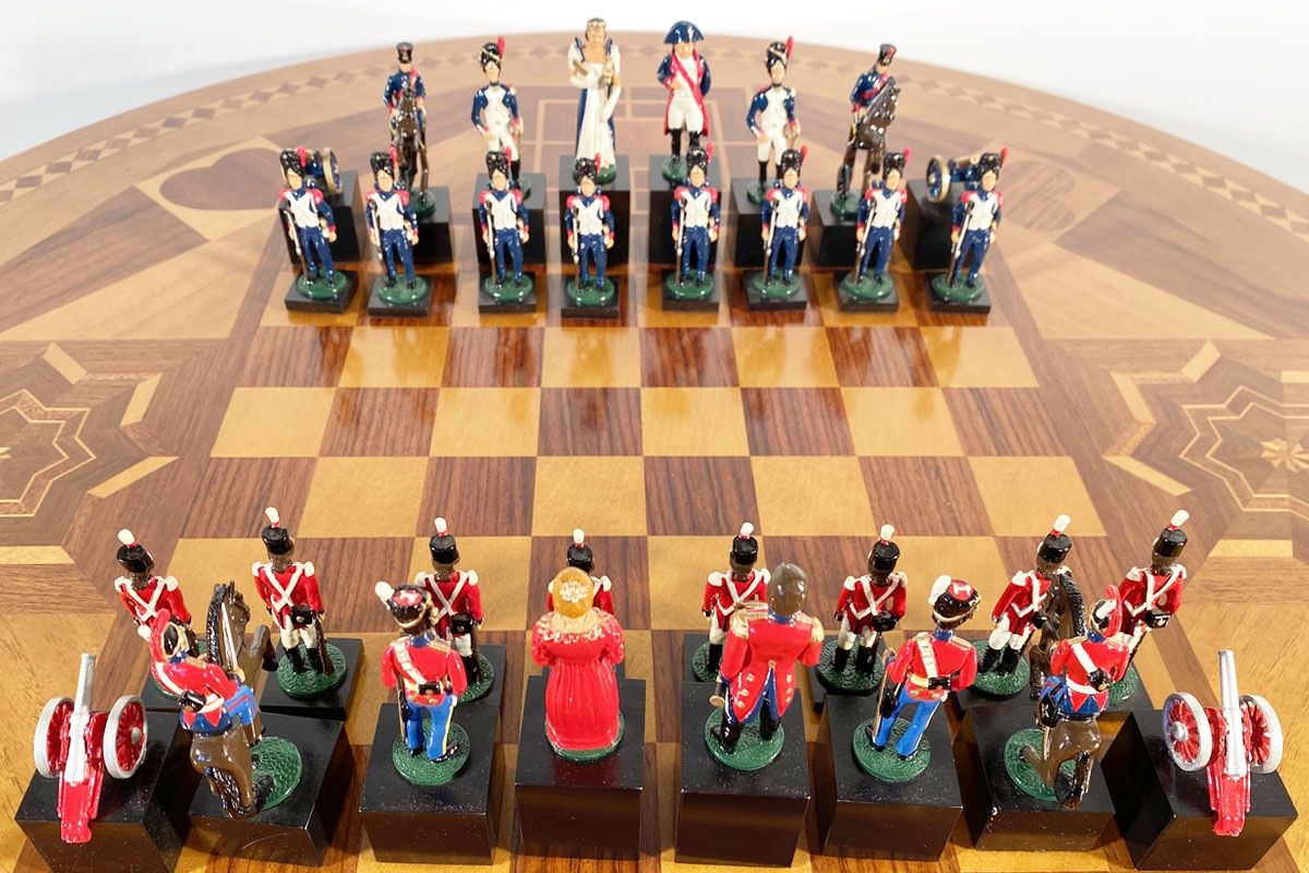 Spiele: Zinn Schachfiguren The Waterloo Chess Set – Gebraucht aus Ballwil von ClassicGallery 8