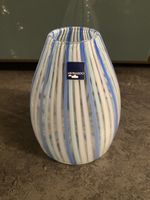 Leonardo Glasvase, blau-weiss gestreift, Top Zustand!