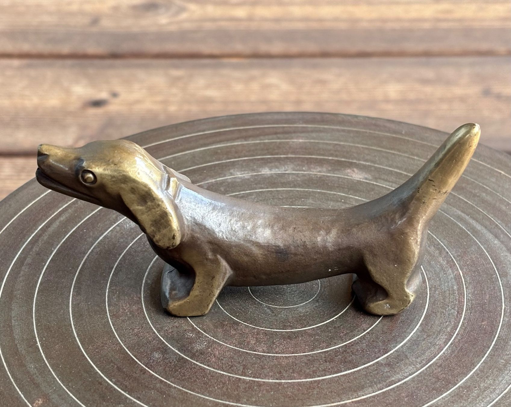 Bag Turgi Figuren: BAG Werbefigur Bronze Hund, Dackel – Gebraucht aus Lüchingen von Eeizo 3