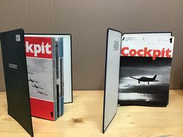 Flugzeugbuch Cockpit Ordner 1975, 1972