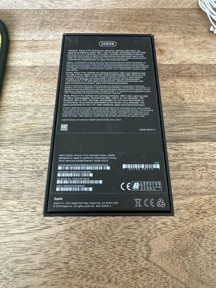 Apple Handys / Smartphones: iPhone 11 Pro, Midnight Green, 256GB – Gebraucht aus Rheineck von  2
