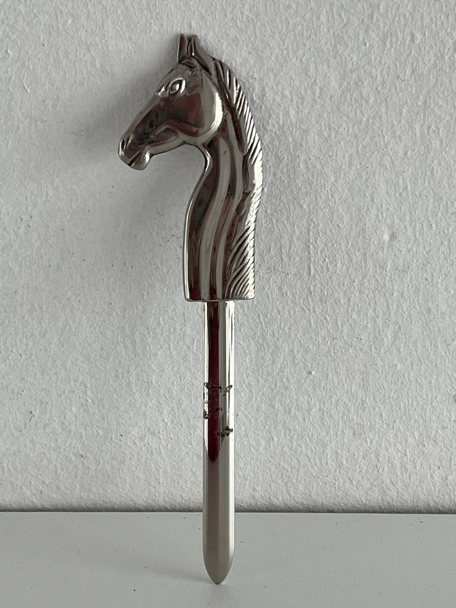 Sonstiger Bürobedarf: Brieföffner / Pferdekopf / Metall – Gebraucht aus Wetzikon ZH von seli03 2