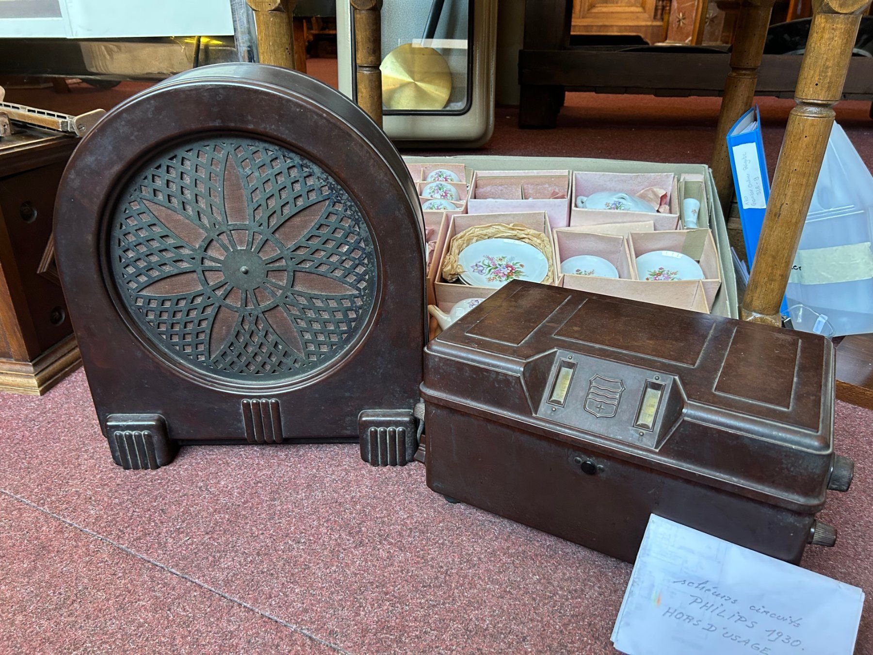 Radio: Seltenes Philips Ensemble Model 2531 mit Speaker 1930 – Usato da Sugiez venduto da brockicenter