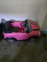 Elektroauto Mini Cooper Kinderfahrzeug pink gebraucht