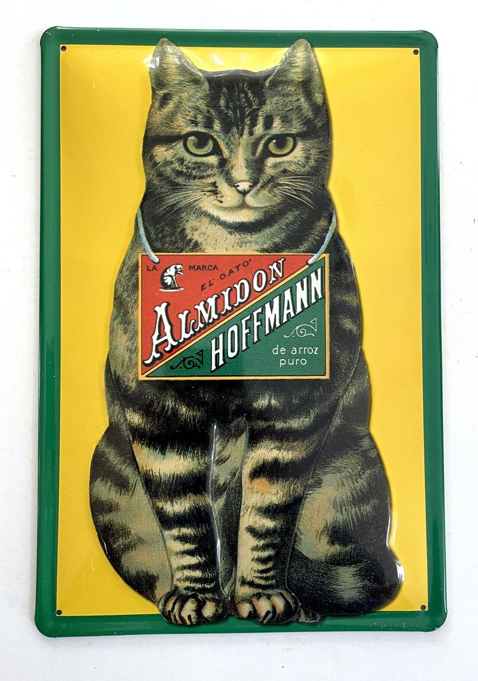Insegne: Hoffmann "Die Katze" - Blechschild / Plaque en tôle Le chat – Usato da Savagnier venduto da Ne2065