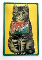 Hoffmann "Die Katze" - Blechschild / Plaque en tôle Le chat